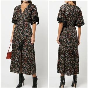 SACHIN & BABI Jacynda Jacquard Midi Dress Size 6